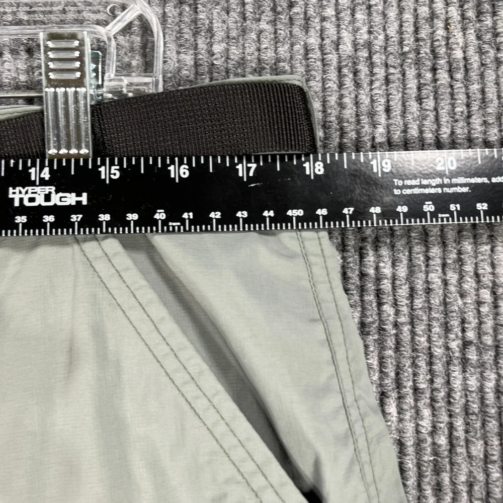 Columbia Battle Ridge II Shorts Mens 36 Gray Belted Hiking Outdoor Casual Light
